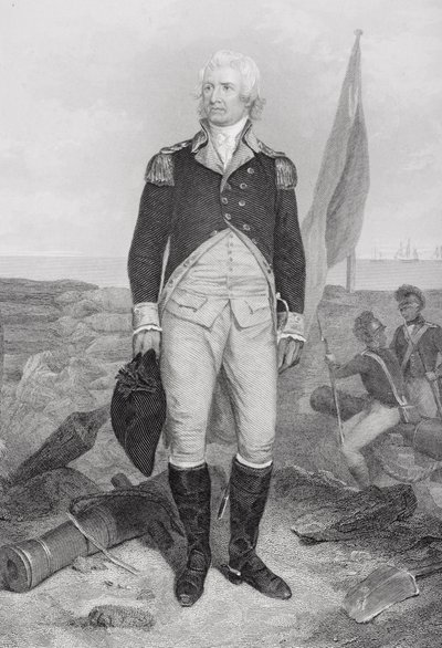 Portret van William Moultrie (1730-1805) door Alonzo Chappel